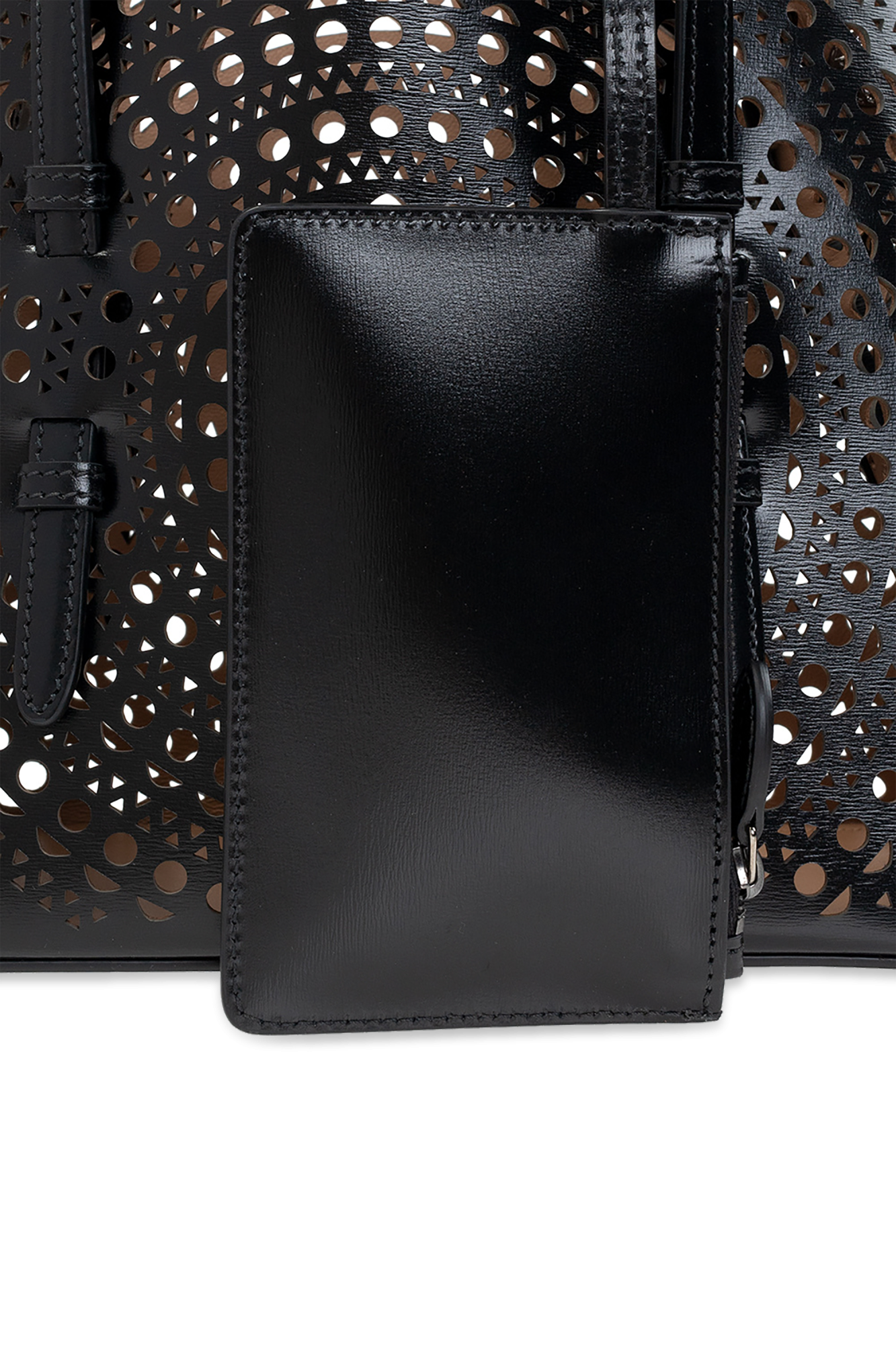 ショルダーバッグ・ポシェット ALAIA Women Shoulder Bags AA1P003C0Y75 BLACK Alaïa Small Tube Leather Shoulder Bag | Black | FARFETCH